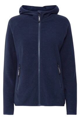 Oxmo Fleece jas ‘FINJA’ Donkerblauw