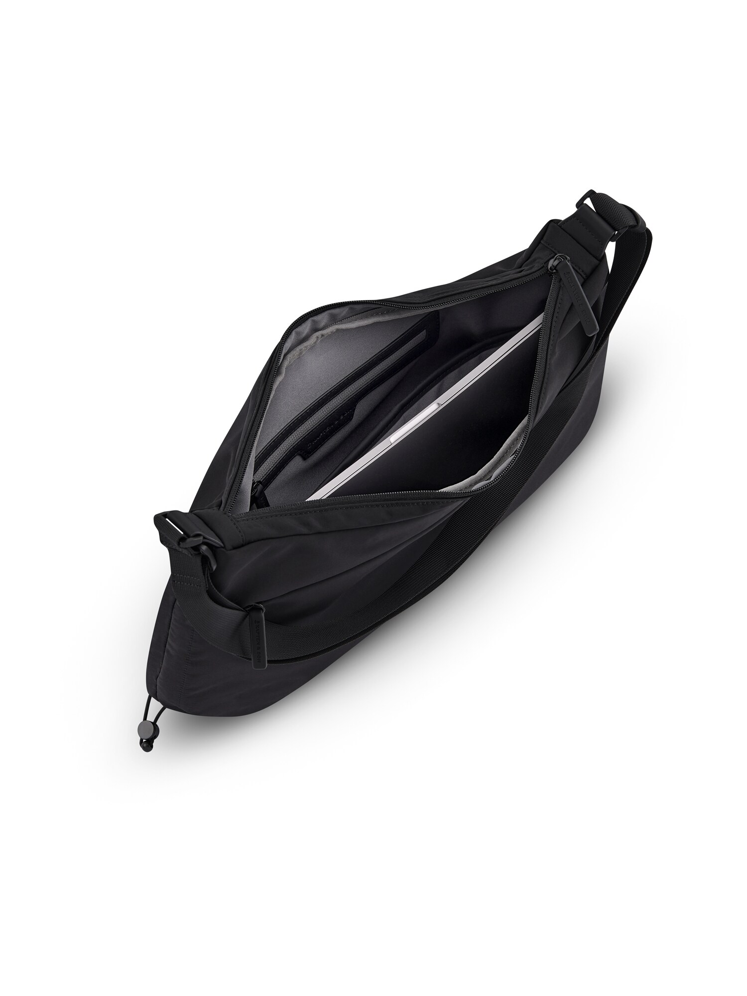 Kapten & Son Taška cez rameno 'Skara Large' čierna (obrázok 6)