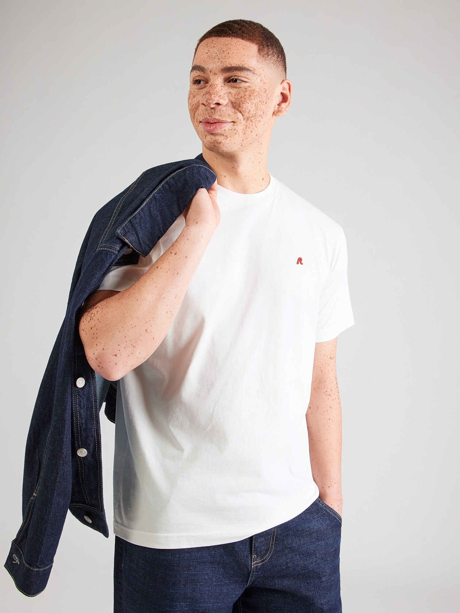 REPLAY Camiseta  blanco natural – imagen 4