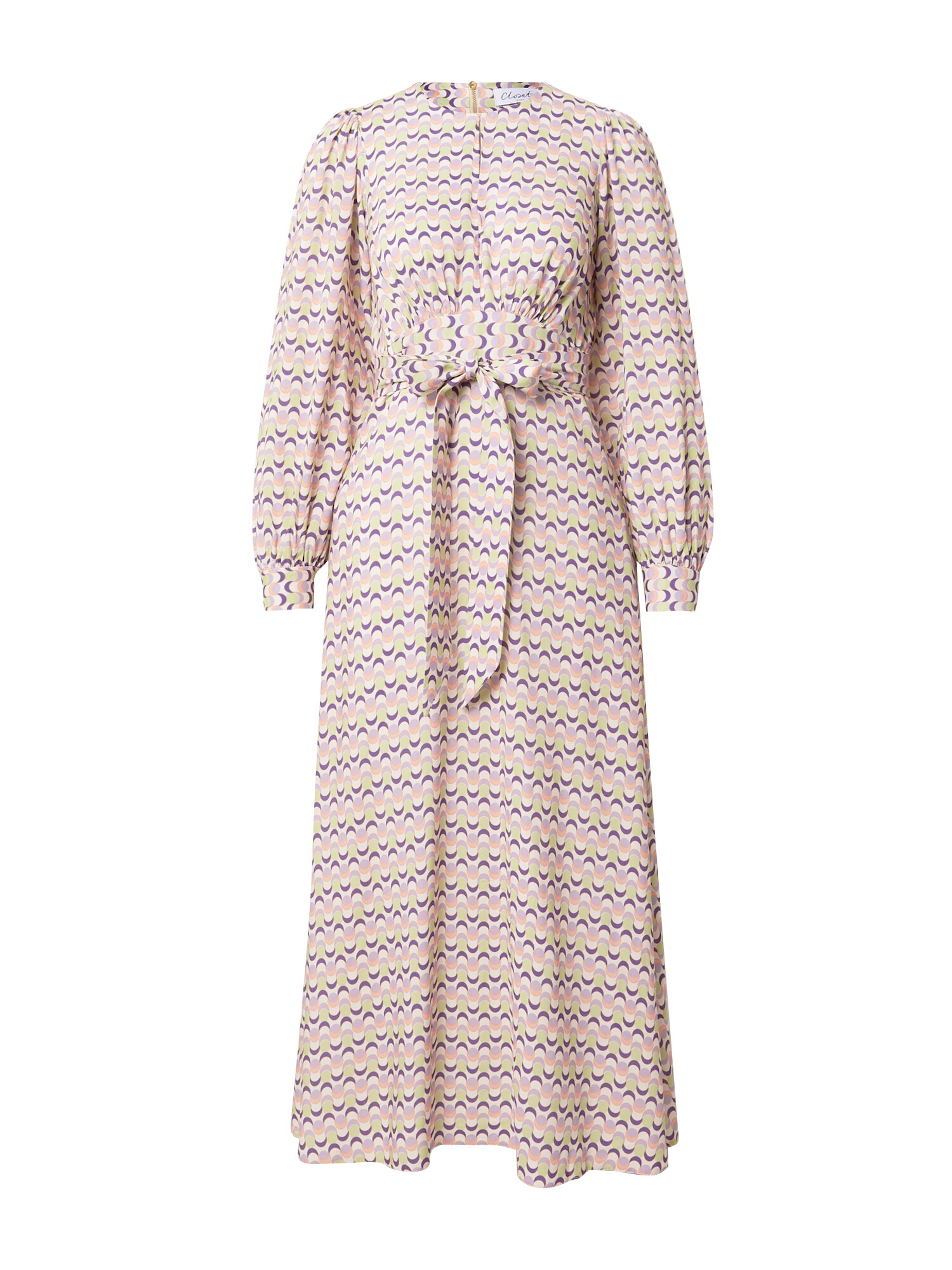 Closet London Palaidinės tipo suknelė pastelinė žalia / purpurinė / šviesiai violetinė / persikų spalva / rožinė