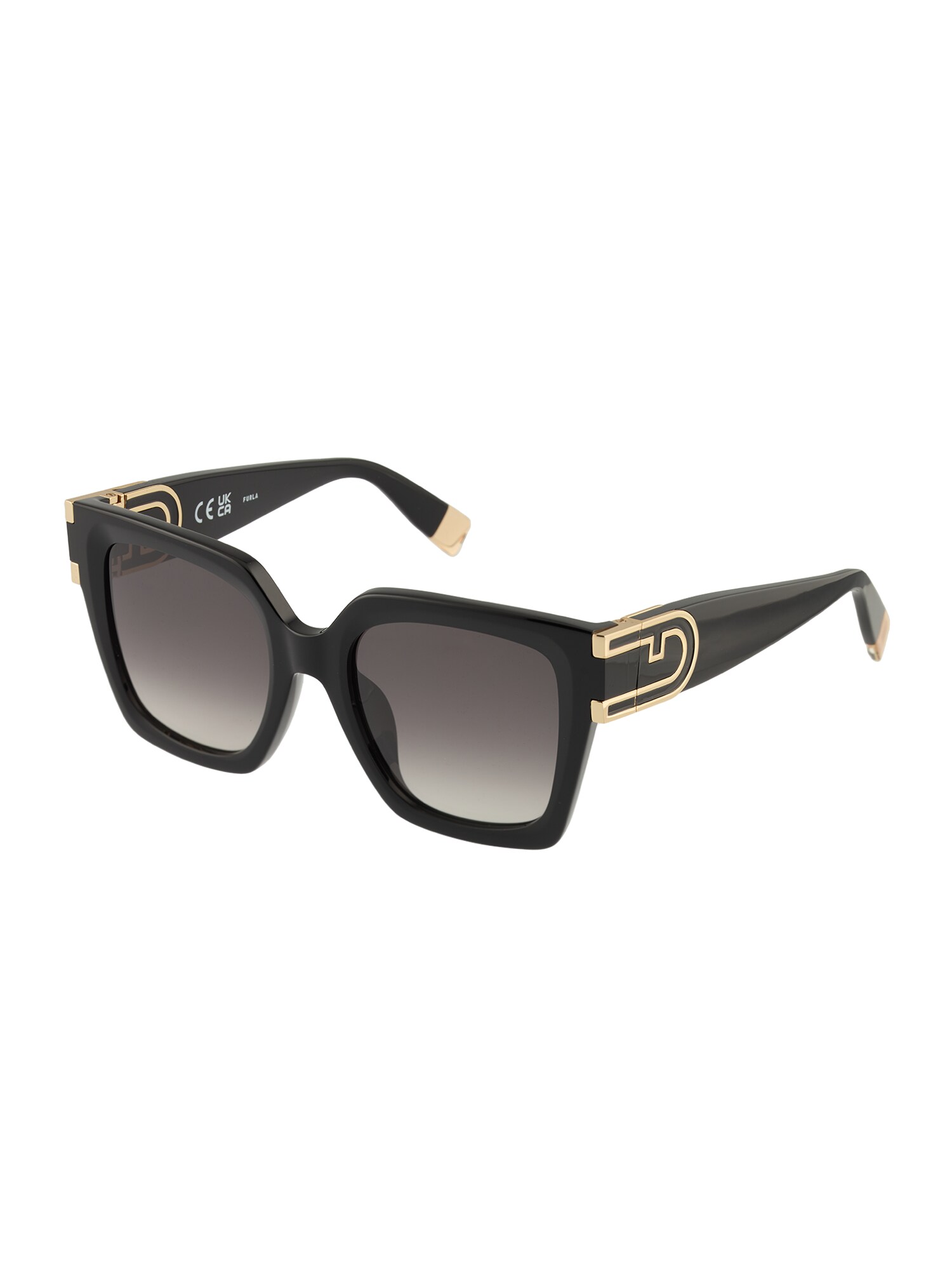 FURLA Ochelari de soare SFU878  auriu / negru