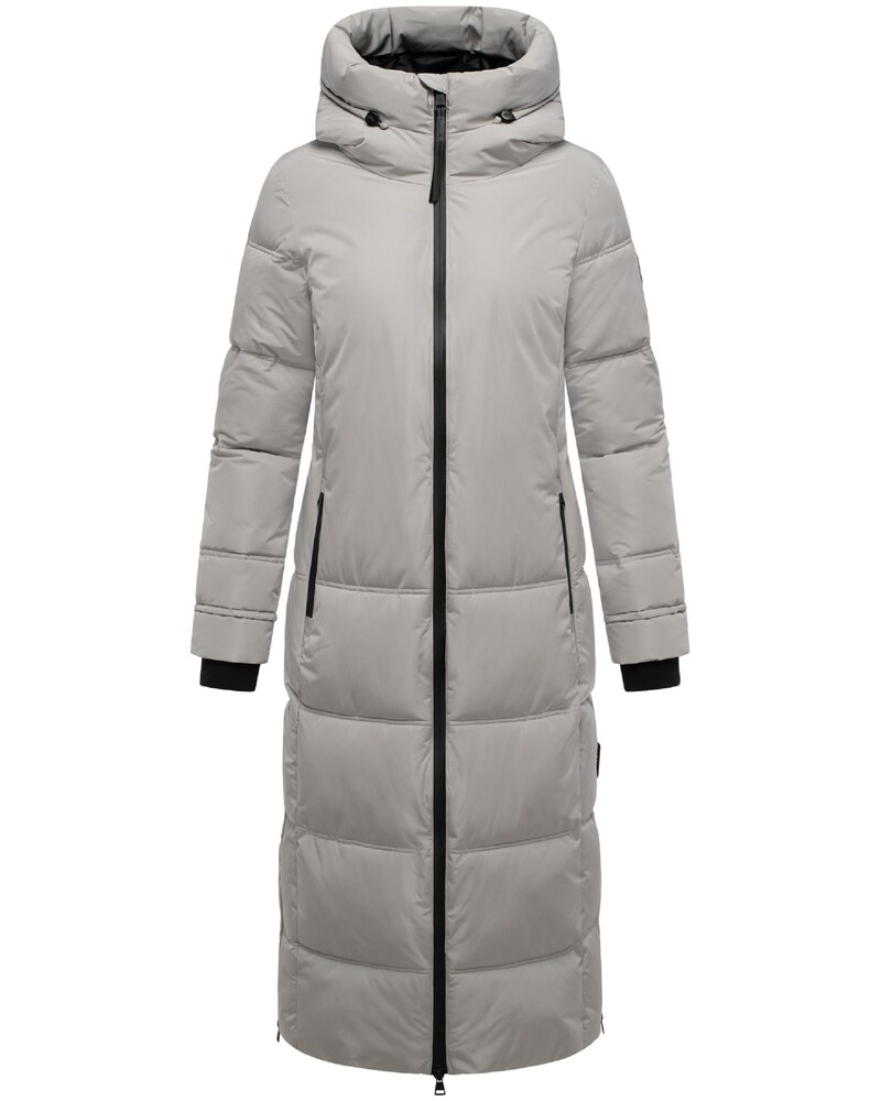 MARIKOO Mantel 'Honiaa XVI' Damen Größe S grau Wintermantel