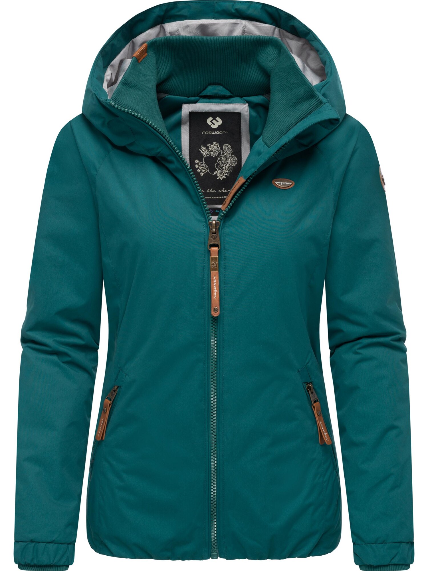 Ragwear Geacă outdoor Dizzie  verde pin