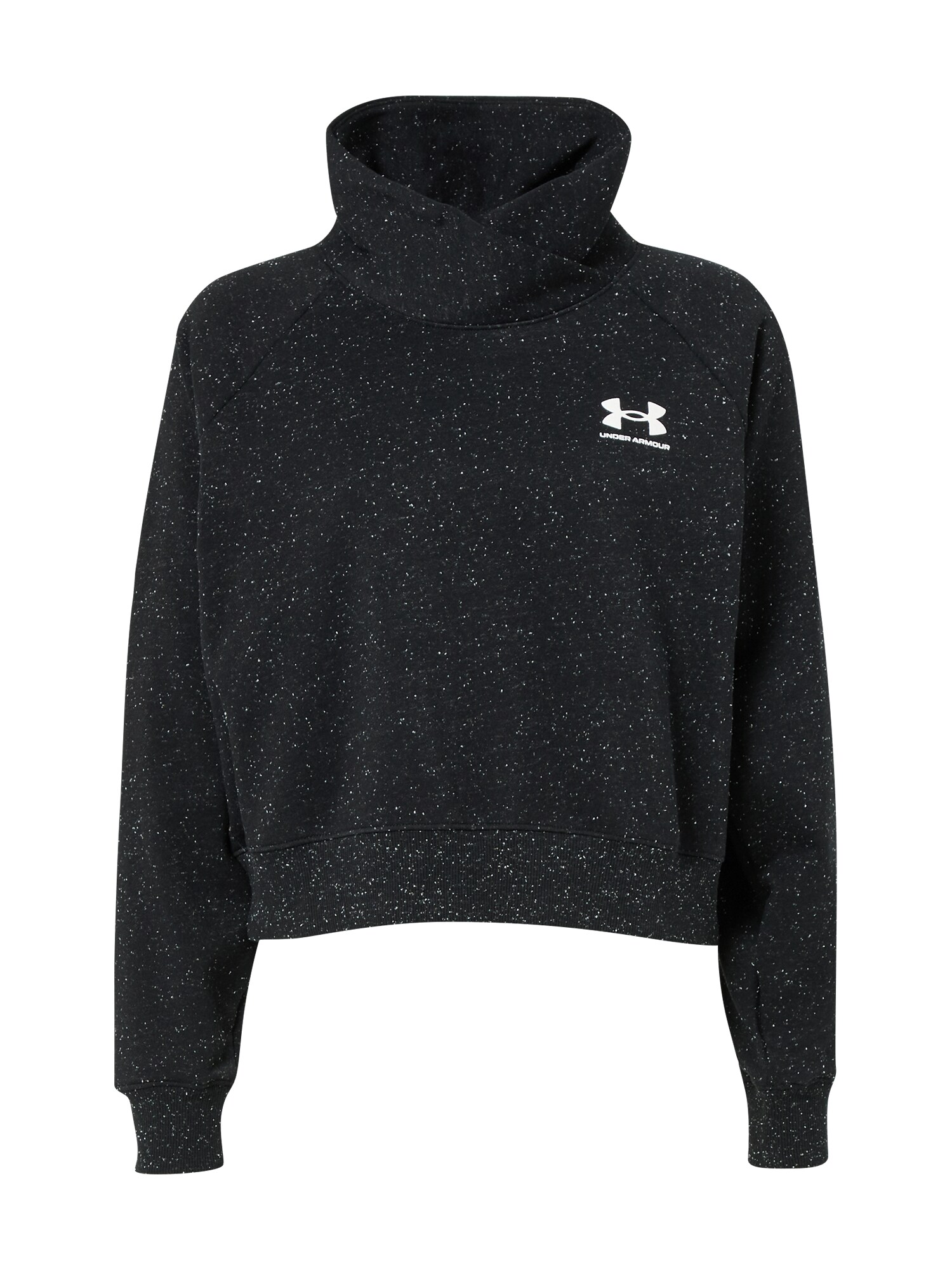 UNDER ARMOUR Sportinio tipo megztinis  juoda / balta