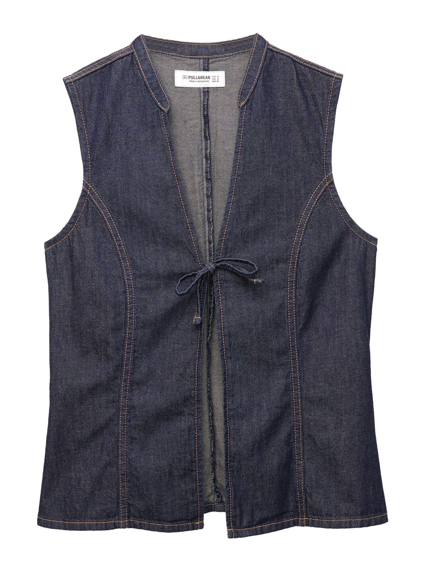 Pull&Bear Top  albastru închis