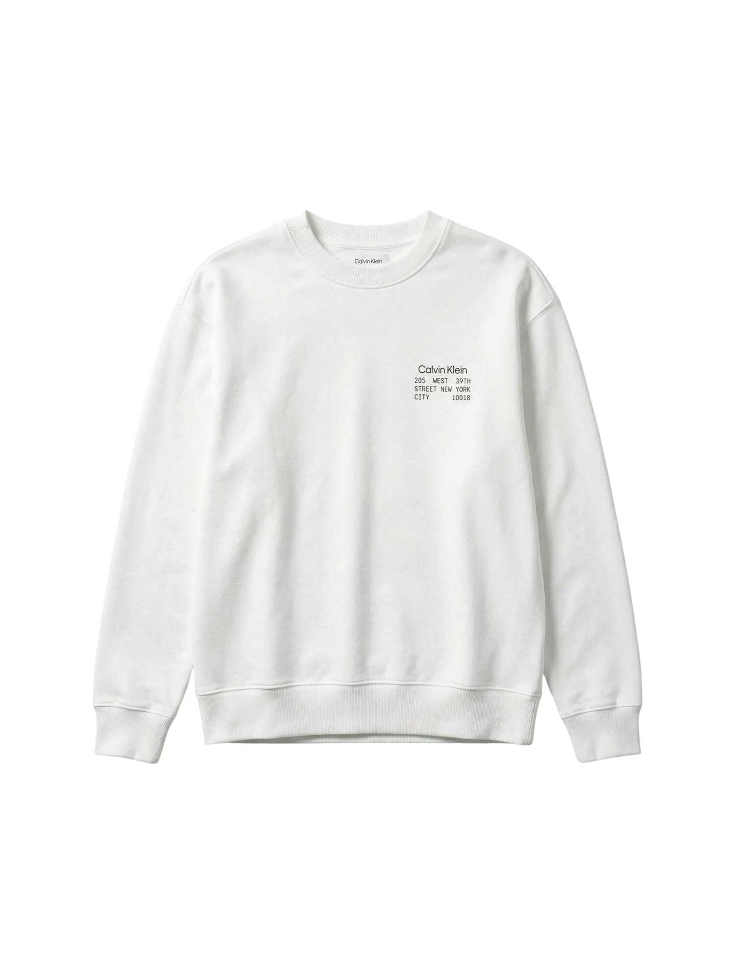 Calvin Klein Sudadera 'CALVIN KLEIN FELPA FELPA'  blanco