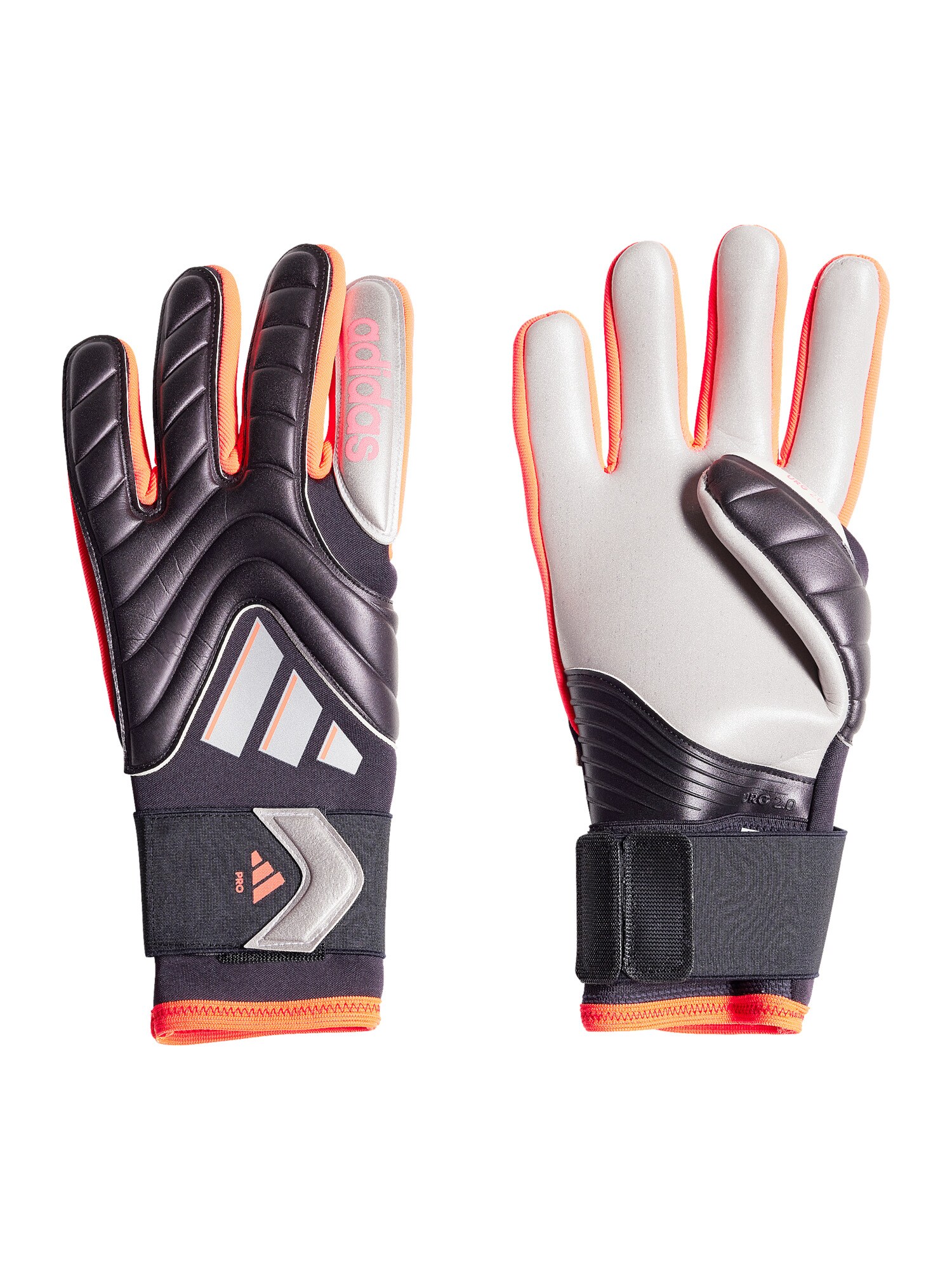 ADIDAS PERFORMANCE Mănuși sport  gri / portocaliu / negru / alb