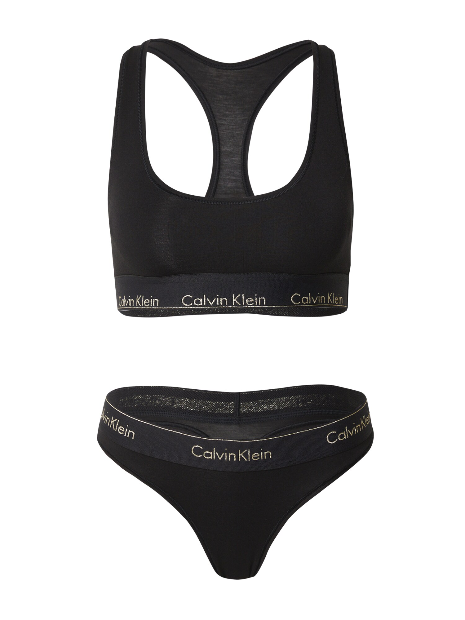 Calvin Klein Underwear Комлекти бельо  злато / черно