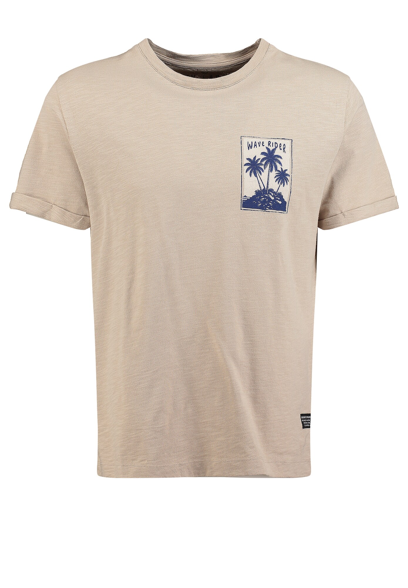 Key Largo Tricou 'KLHero'  nisipiu / bleumarin