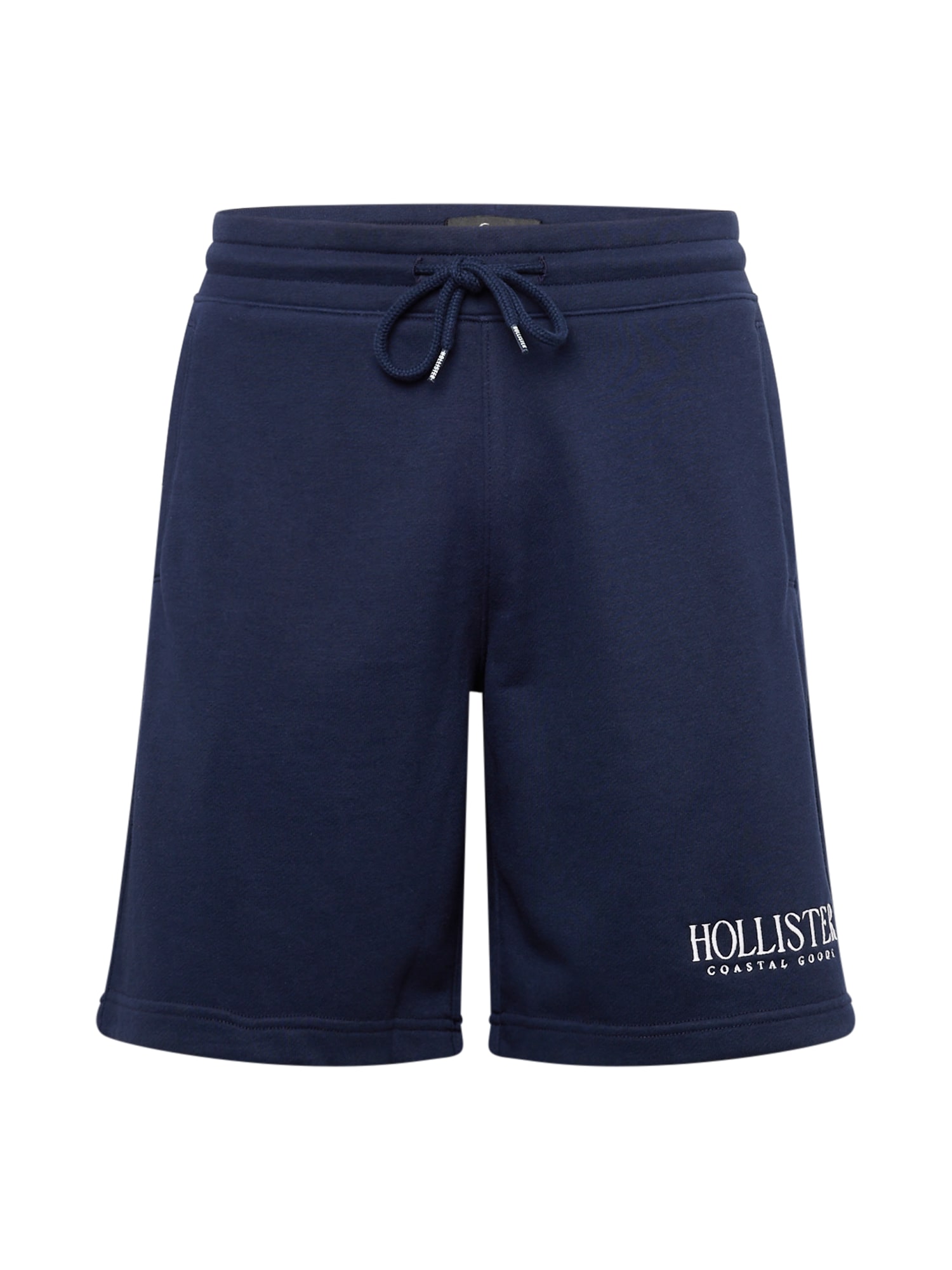 HOLLISTER Bukser 'FLEECE TECH'  navy / hvid