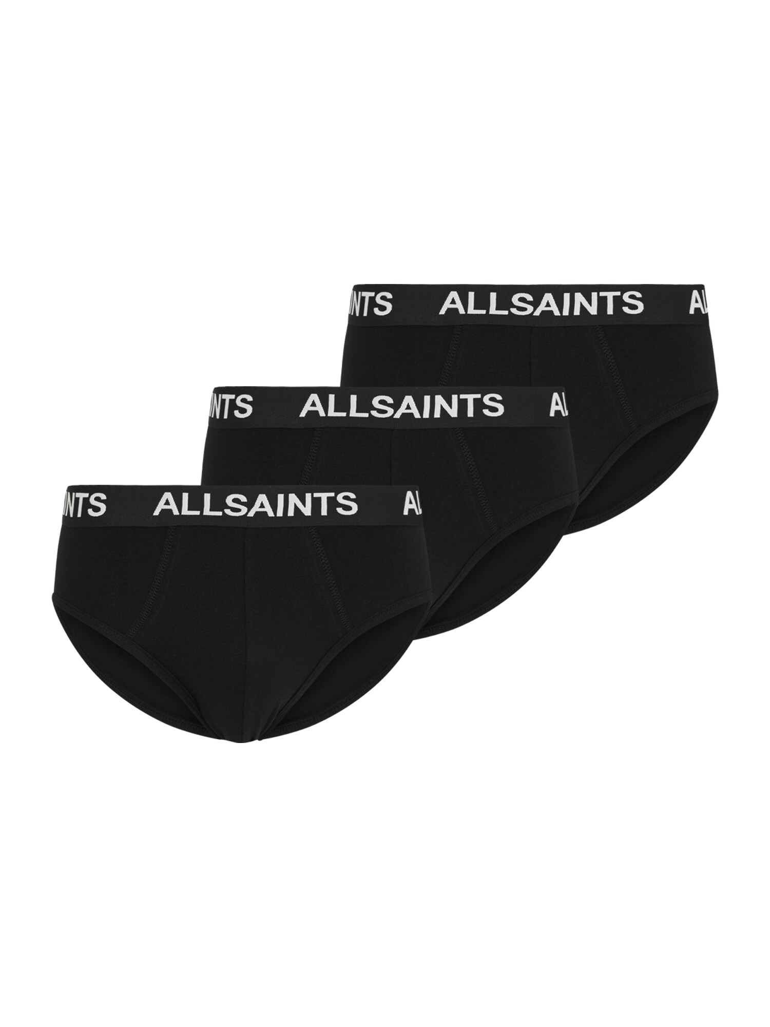 AllSaints Nohavičky  čierna / biela