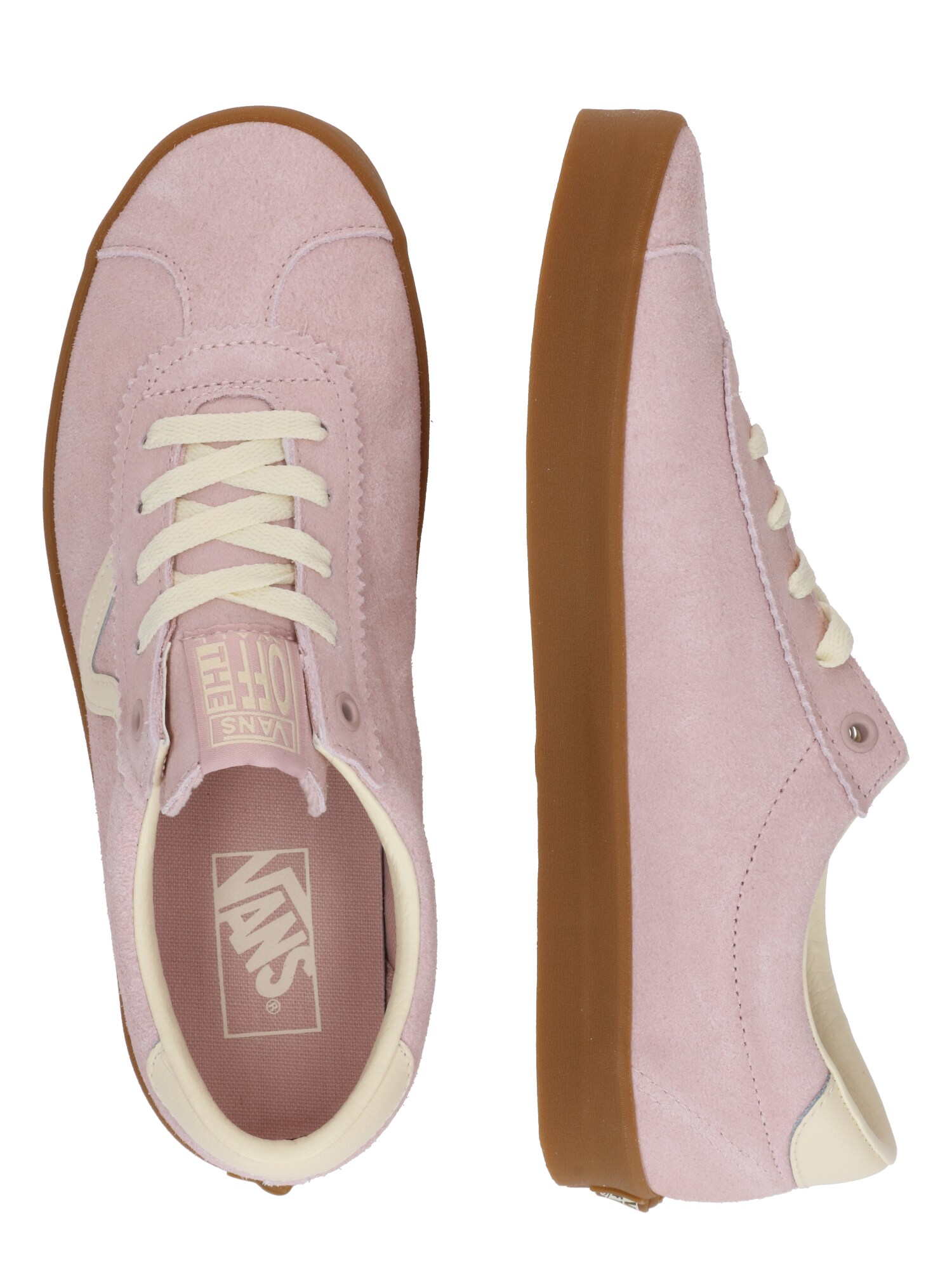 VANS Rövid szárú sportcipők  ekrü / rózsaszín termék 2. képe