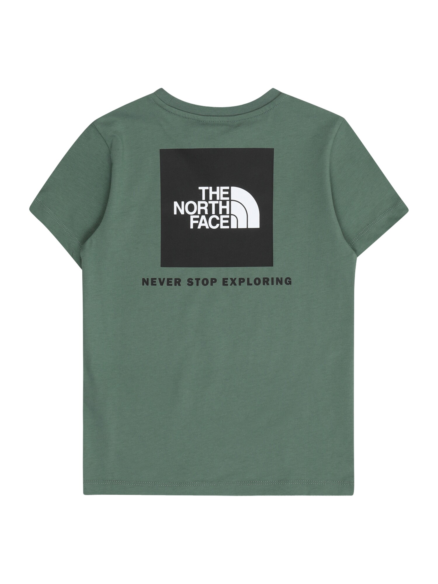 THE NORTH FACE Funkcionális felső  sötétzöld / fekete / fehér termék 2. képe