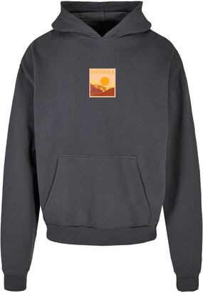 Merchcode Sweatshirt ‘Peanuts – Nevada’ Donkergrijs / Oranje / Pitaja roze