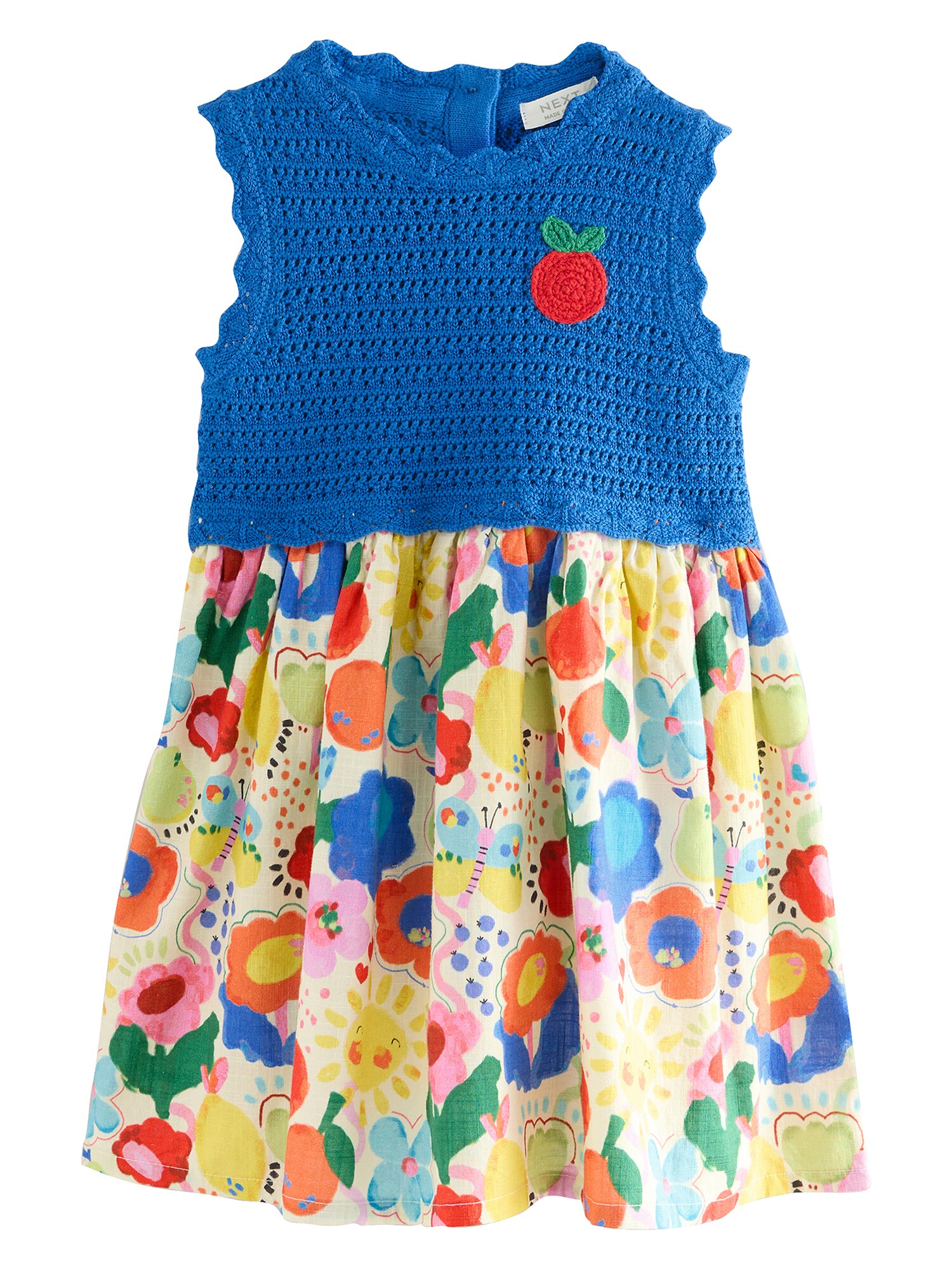 Next Rochie  albastru / albastru deschis / galben deschis / roșu