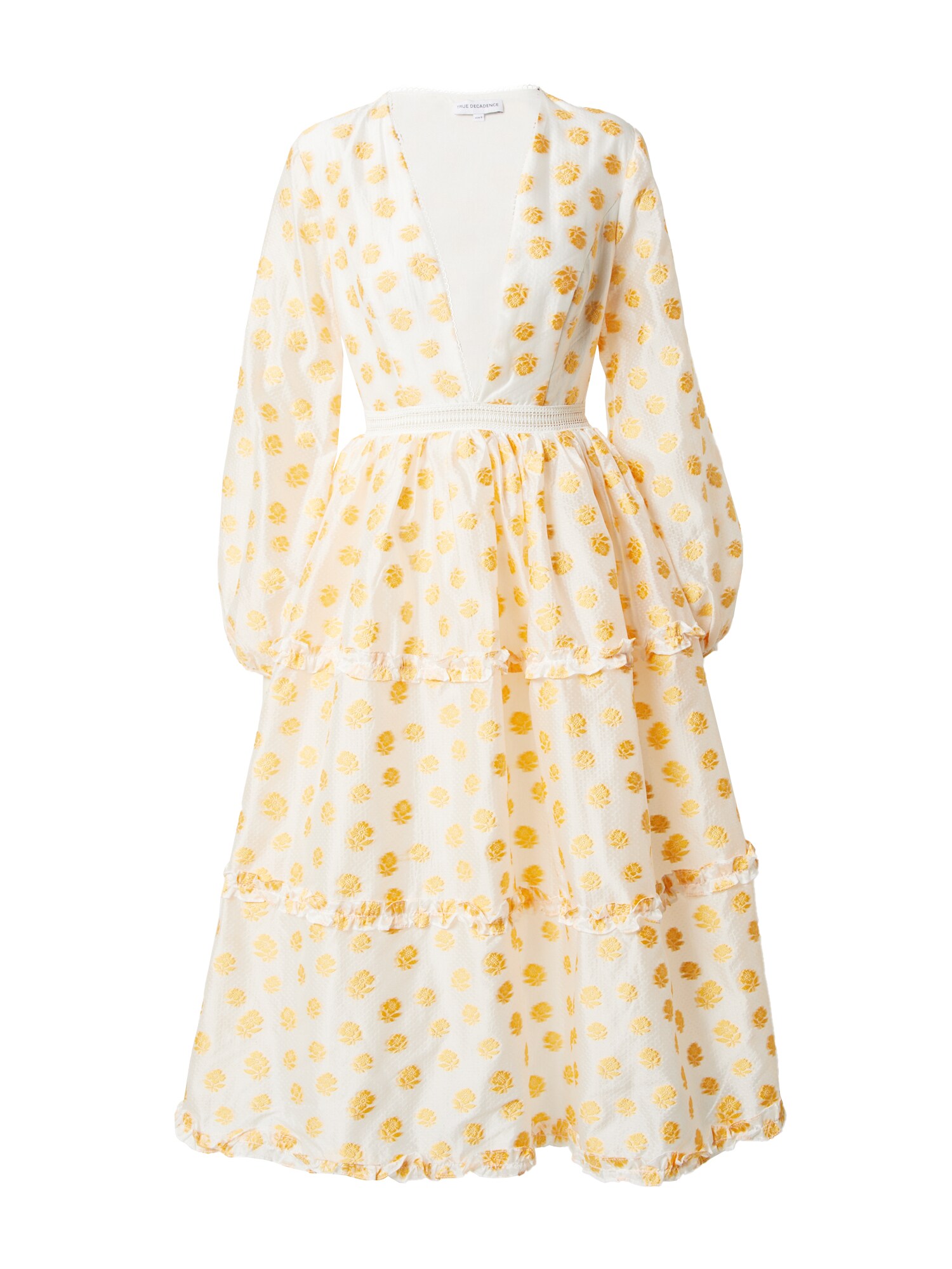 True Decadence Vestido  bege / amarelo