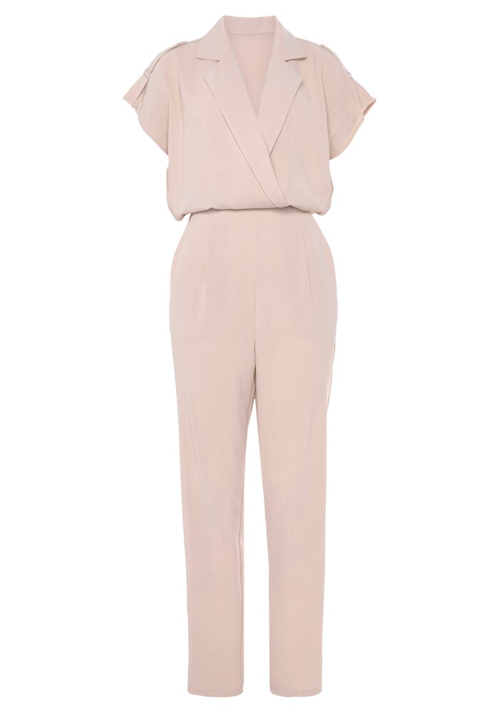 LASCANA Jumpsuit Damen Größe XL beige