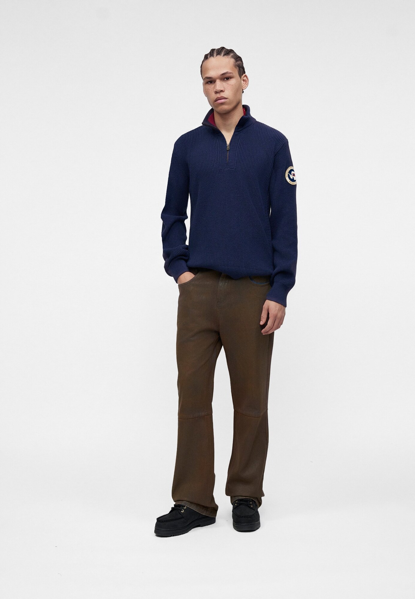 NAPAPIJRI Jersey 'D-ARCHIVE'  navy – imagen 3