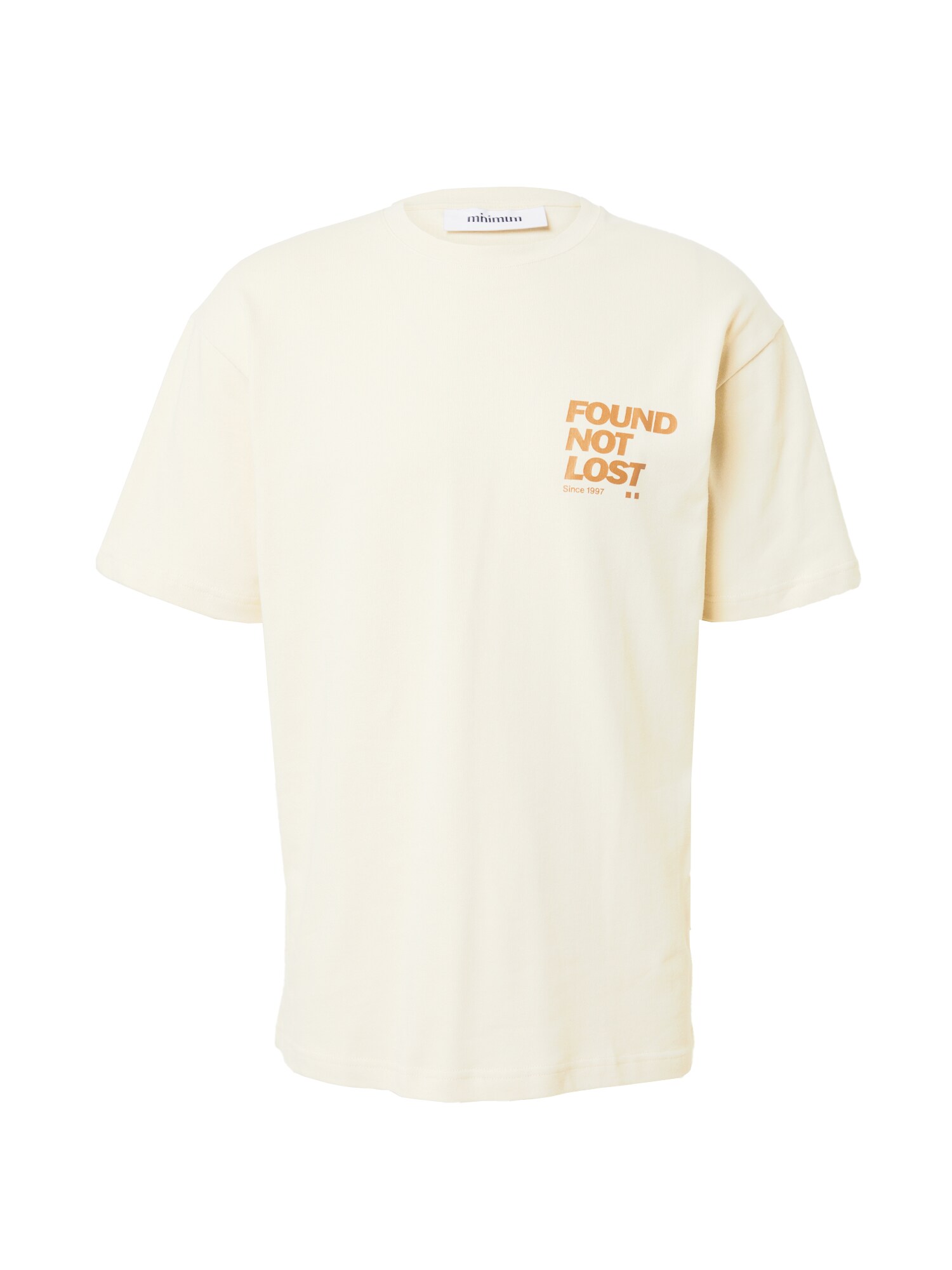 minimum Camisa 'ZADEN'  ocre / branco lã