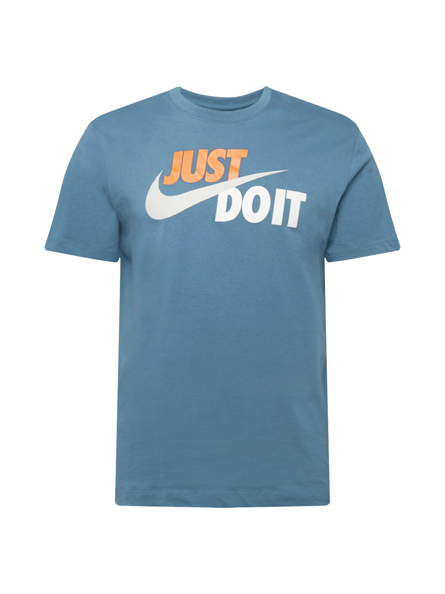 Nike Sportswear Marškinėliai  benzino spalva / oranžinė / balta