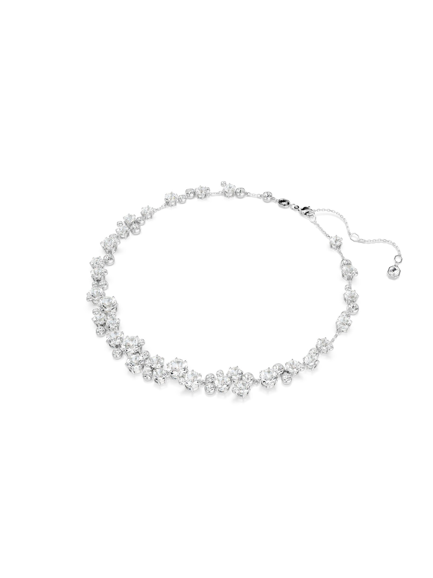 Swarovski Lanțuri Constella  argintiu / transparent