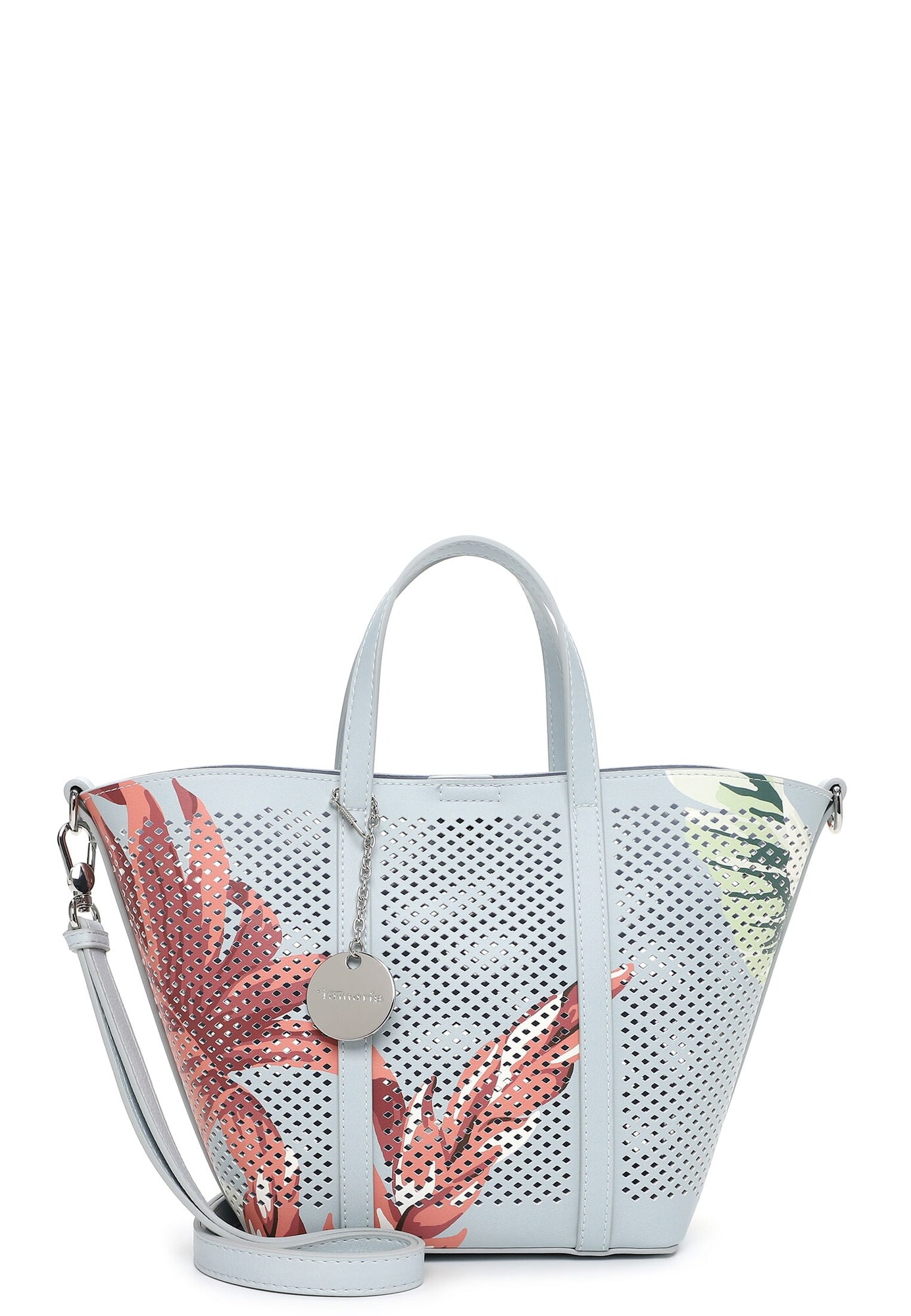 Tamaris Shopper 'Kendra'  svetlomodrá / svetlozelená / koralová / rubínová