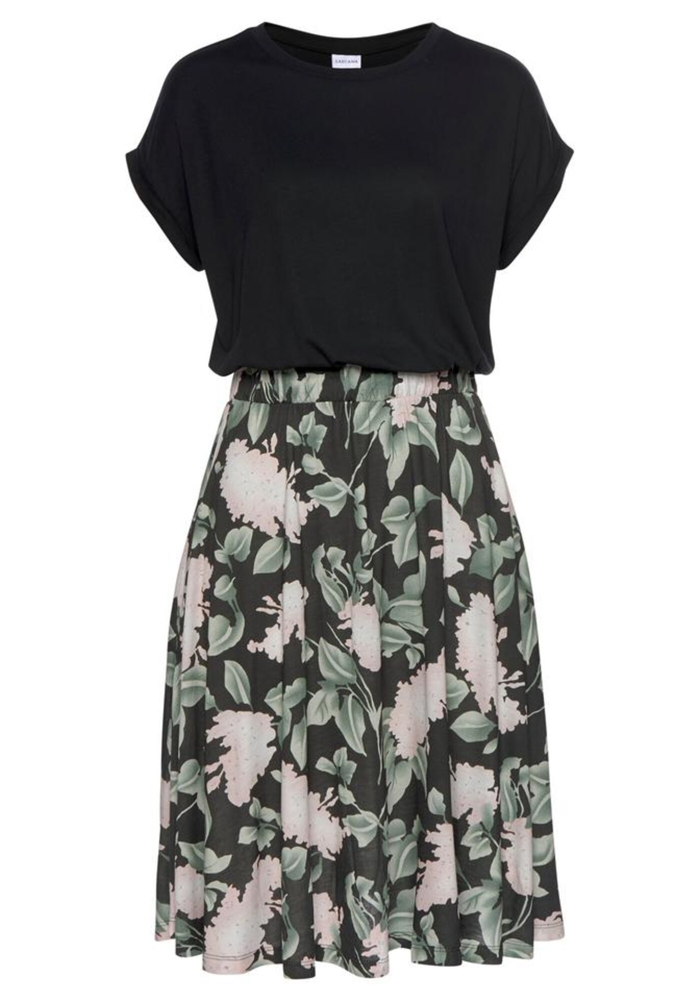 BUFFALO Ruha 'BF Kleid Cottage Paperba'  rózsaszín / fekete akciós termékkép 1