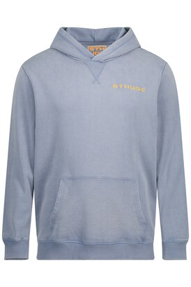 STHUGE Sweatshirt Blauw / Oranje / Wit