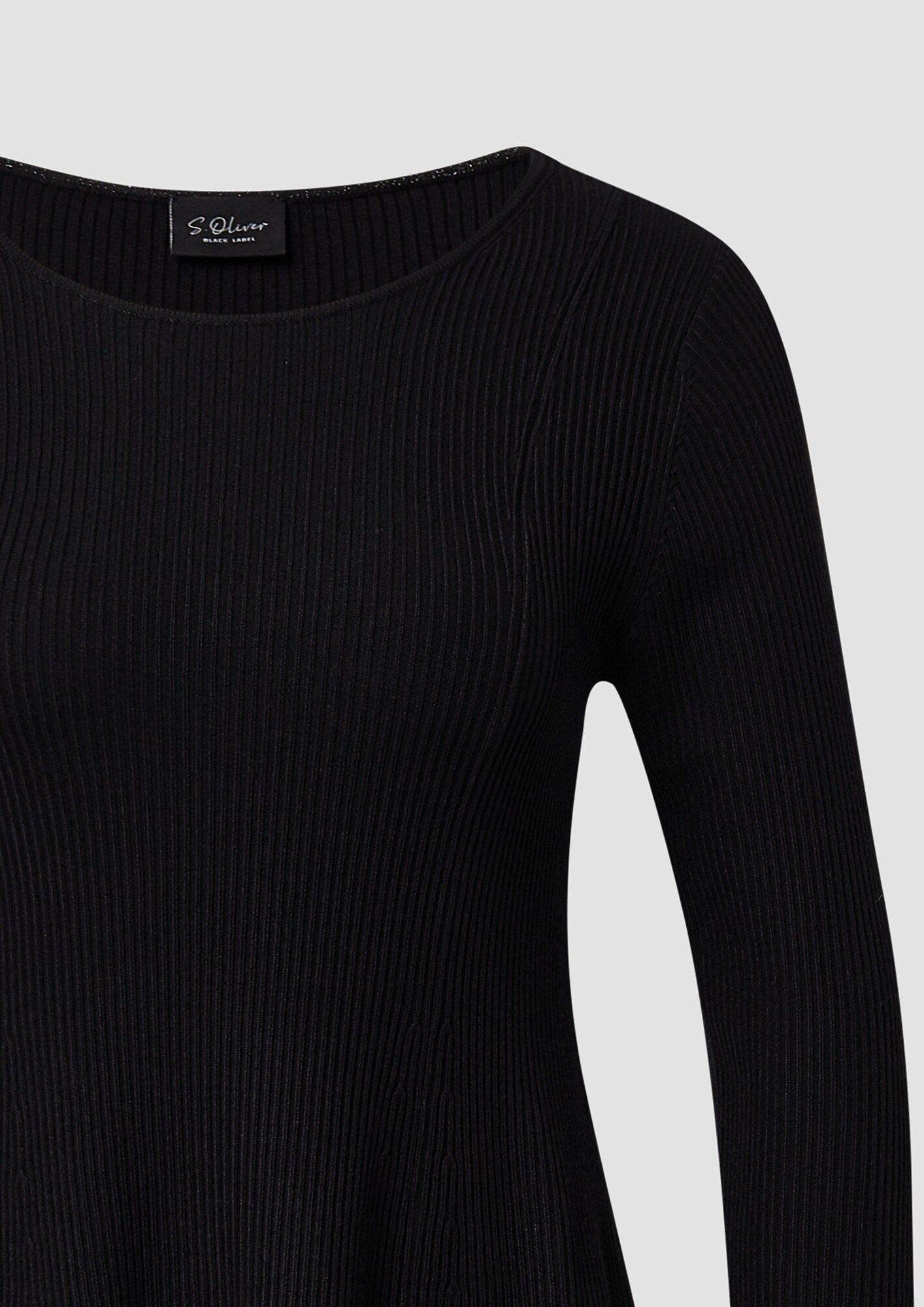 s.Oliver BLACK LABEL Pletené šaty čierna (obrázok 3)