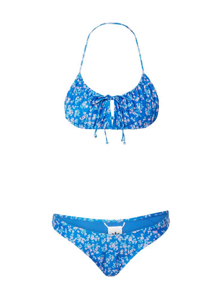 ADIDAS ORIGINALS Bikini 'Ksenia Schnaider' Damen Größe XS blau / grün / rosa