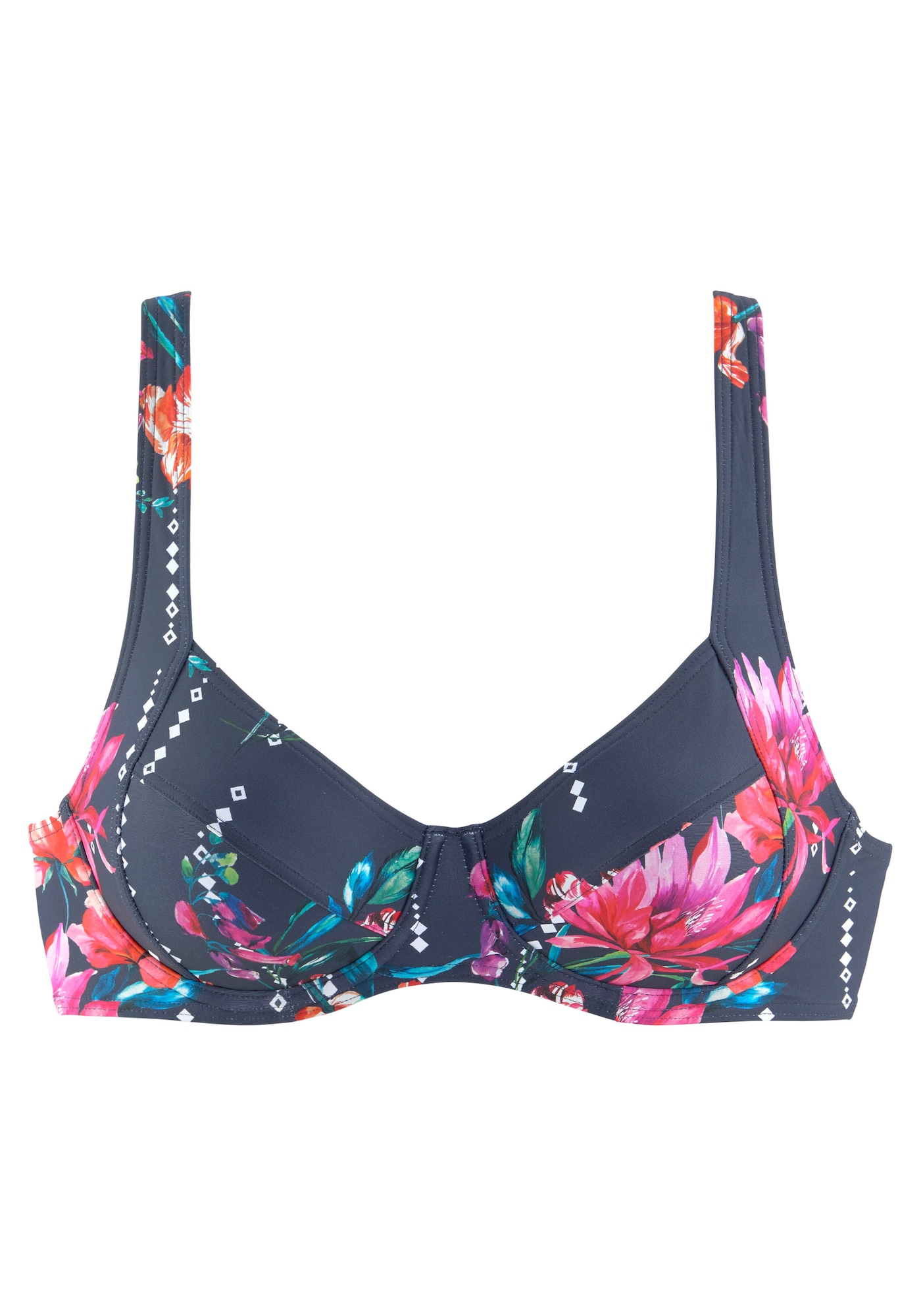 SUNSEEKER Sutien costum de baie  bleumarin / mai multe culori
