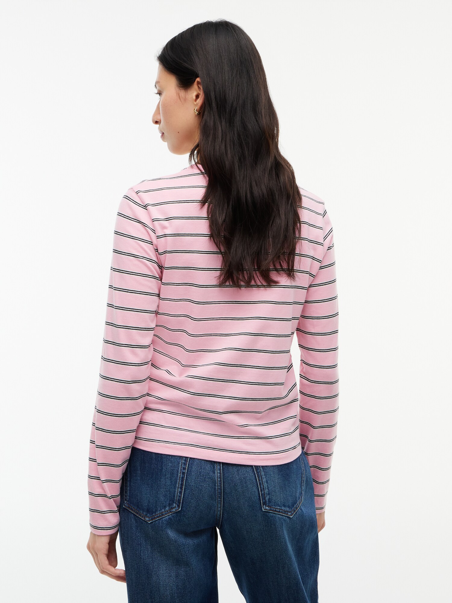 Tommy Jeans Camiseta 'ESS' rosa claro / negro / blanco – imagen 3