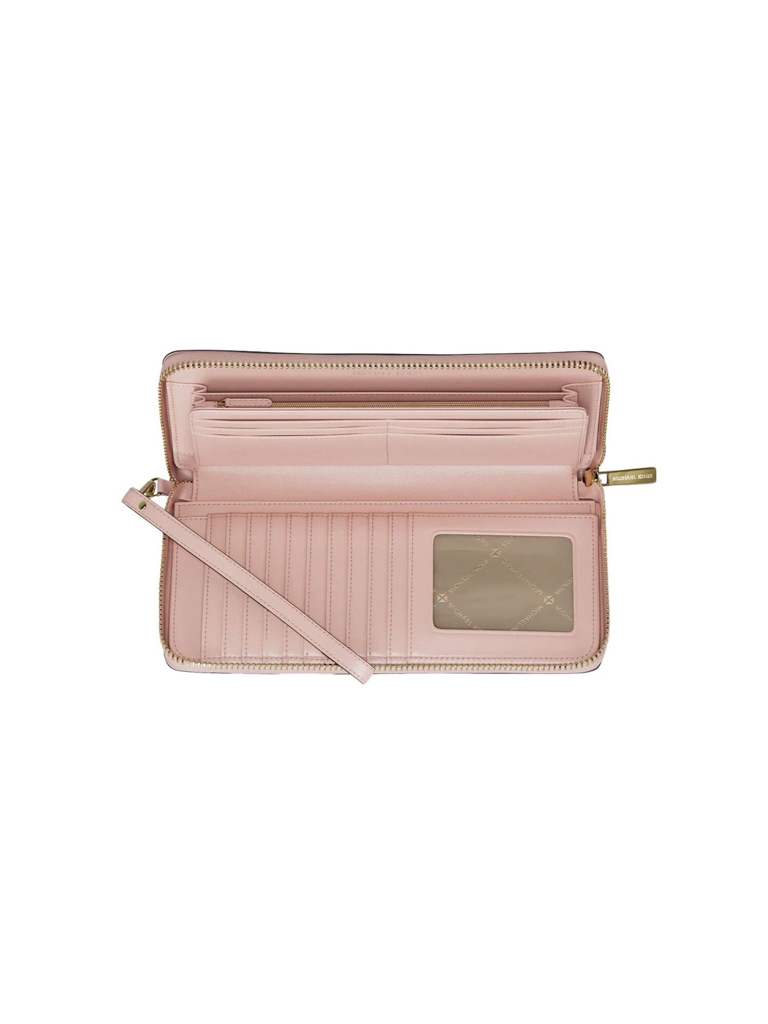 Michael Kors Jet - Cartera de Viaje con Logo (tamaño Grande), diseño de Logotipo, Rosa, 19/9/3cm, Clásico – imagen 2