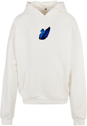 MT Upscale Sweatshirt ‘Le Papillon’ Crème / Blauw / Lichtbruin / Zwart