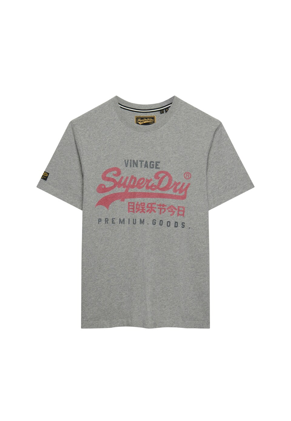 T-shirt 'HERITAGE' grå / röd