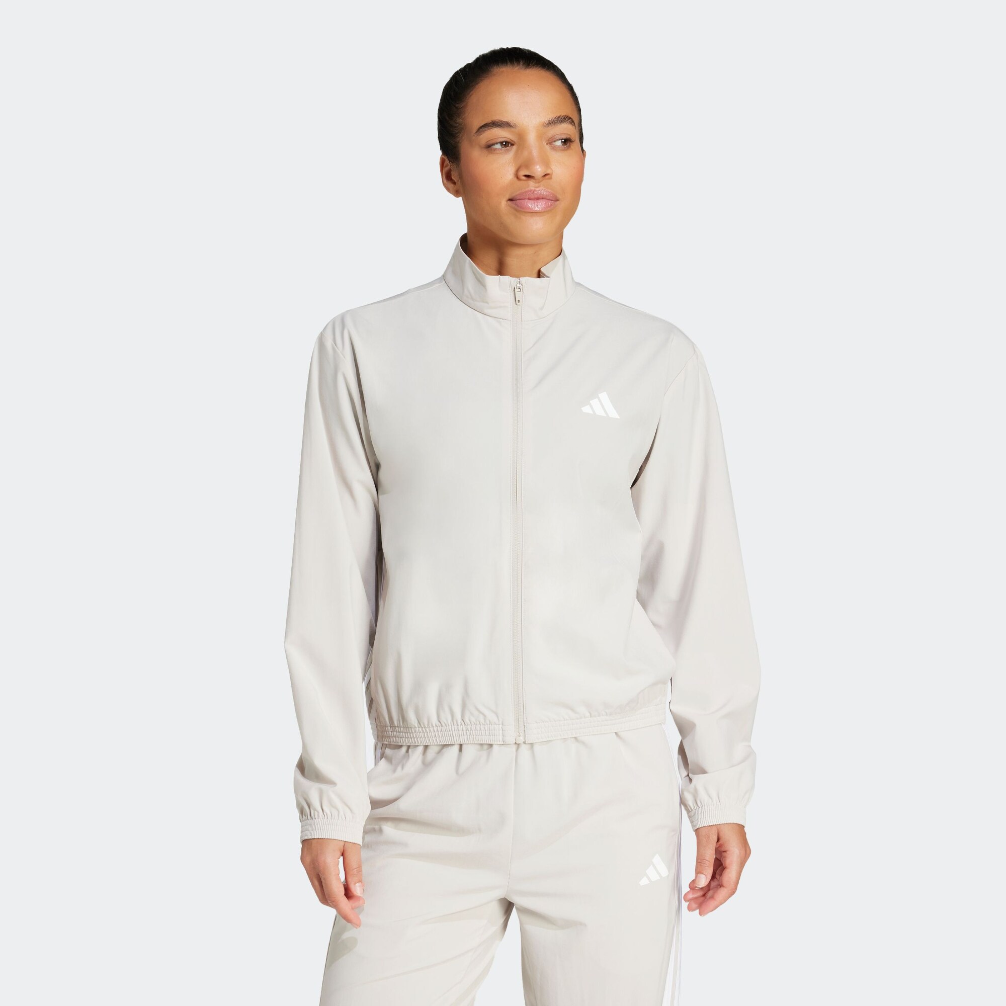 ADIDAS PERFORMANCE Tréningdzseki 'Essentials'  világosszürke termék 2. képe