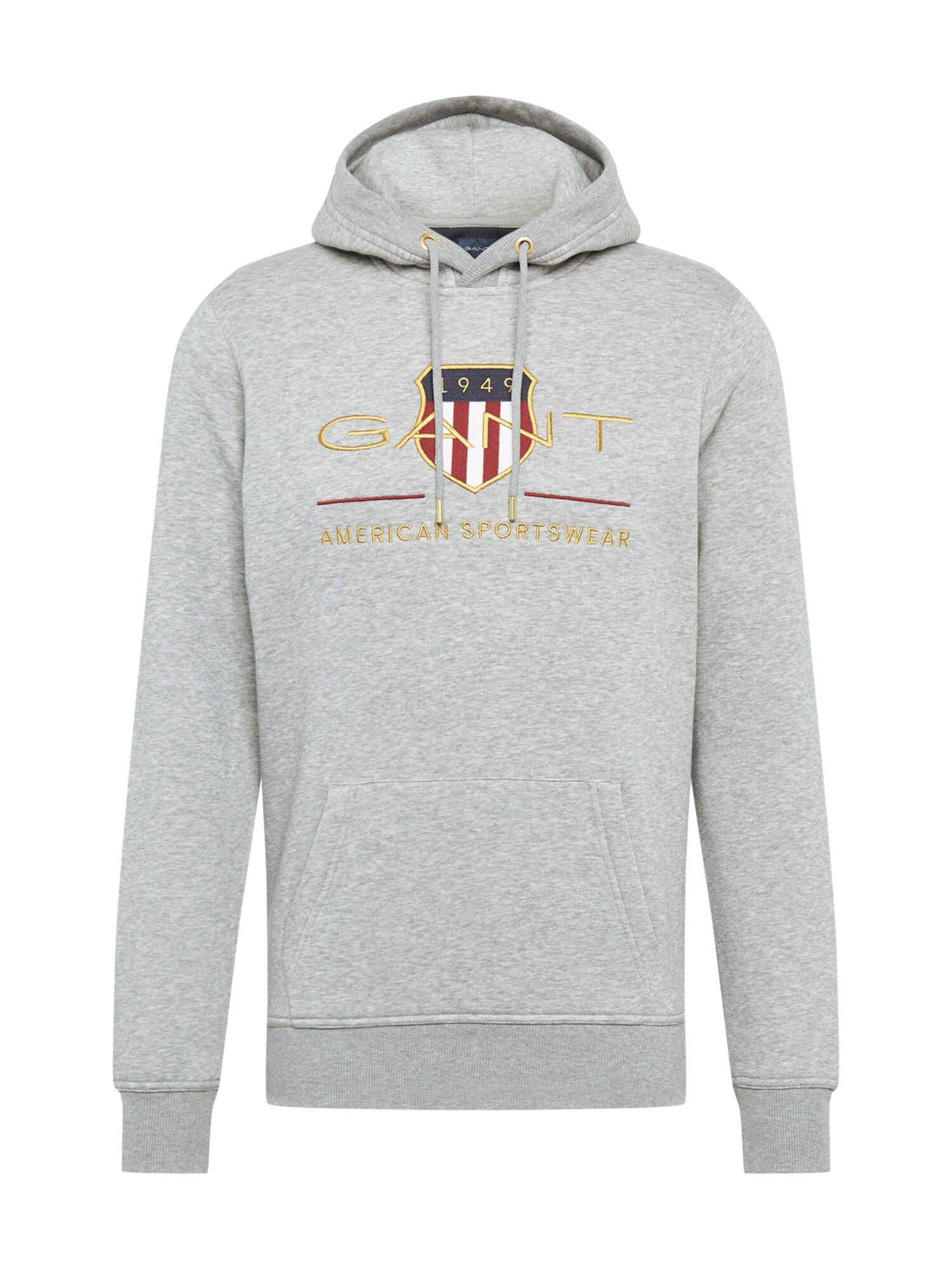 GANT Sweatshirt  cinzento claro / amarelo / navy / vermelho / branco