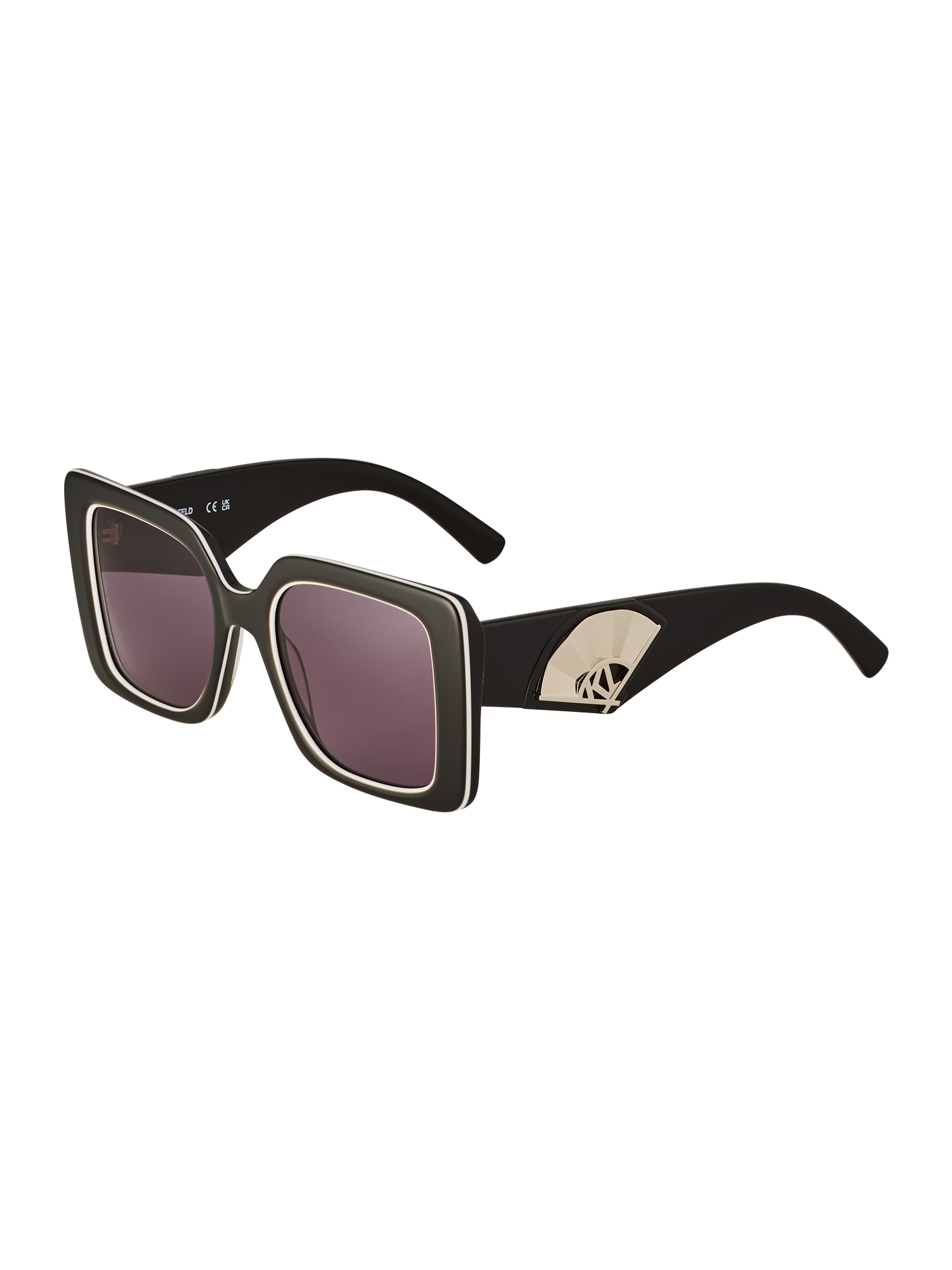 Karl Lagerfeld Sončna očala  zlata / lila / črna