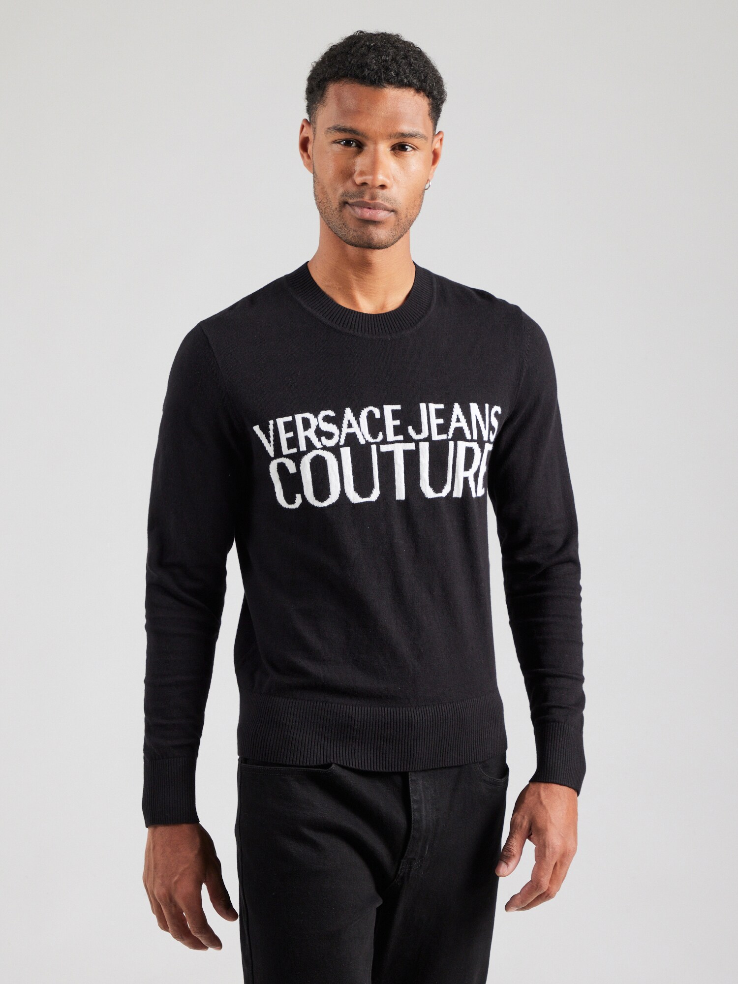 Versace Jeans Couture Pulóver  fekete / fehér termék 2. képe