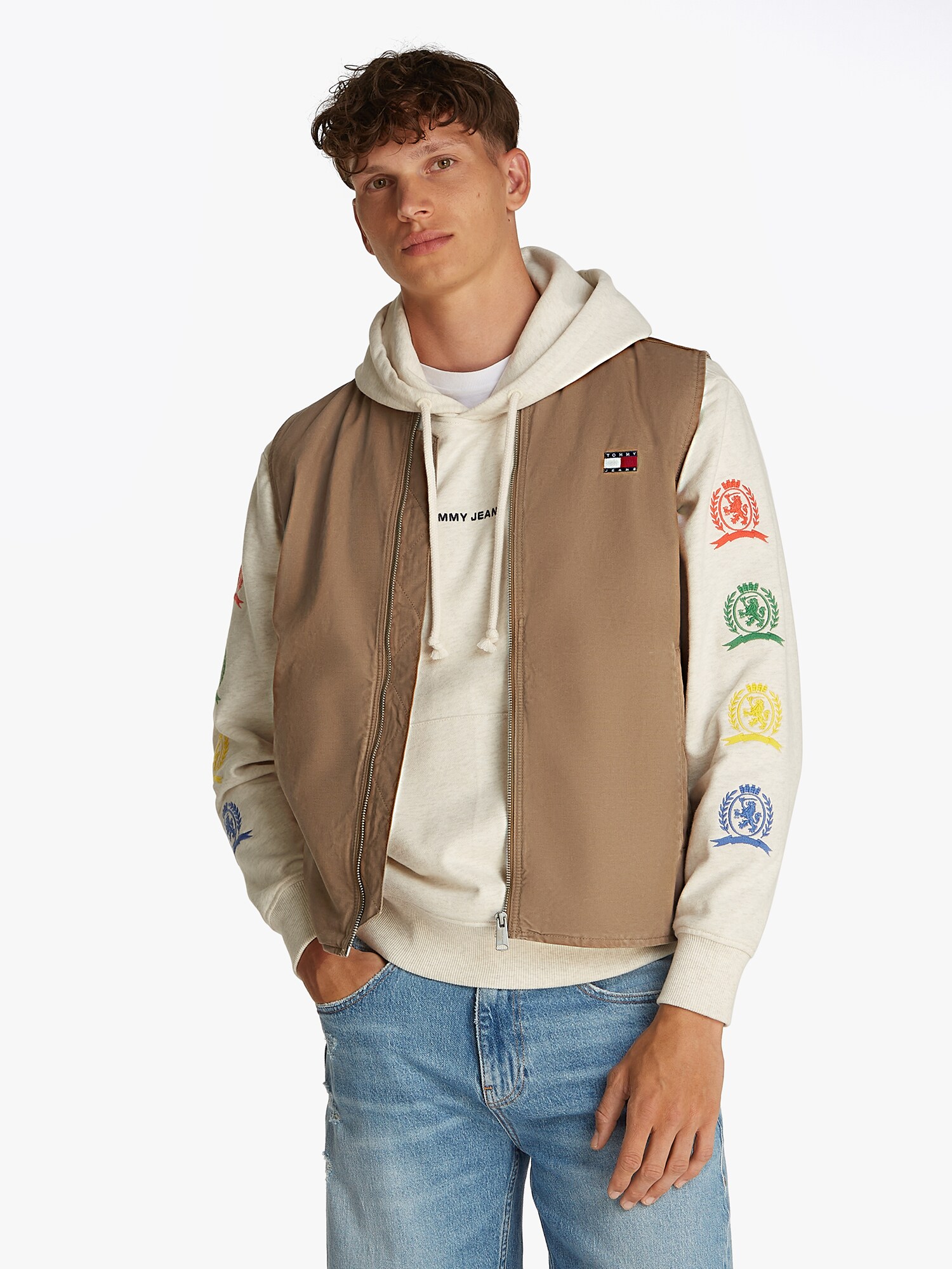 Tommy Jeans Mellény  világosbarna termék 2. képe