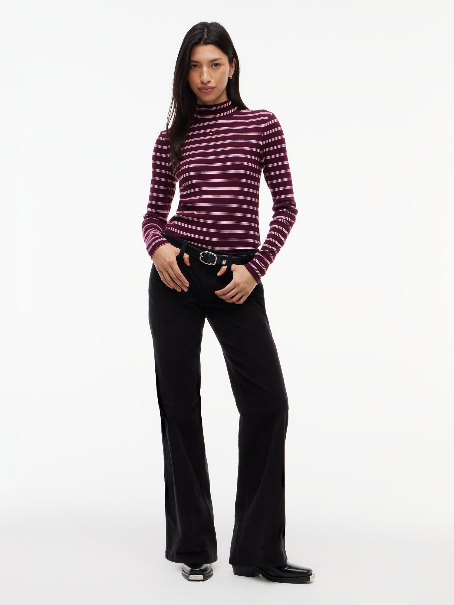 Tommy Jeans Camiseta 'Essential'  rosé / rojo vino – imagen 4
