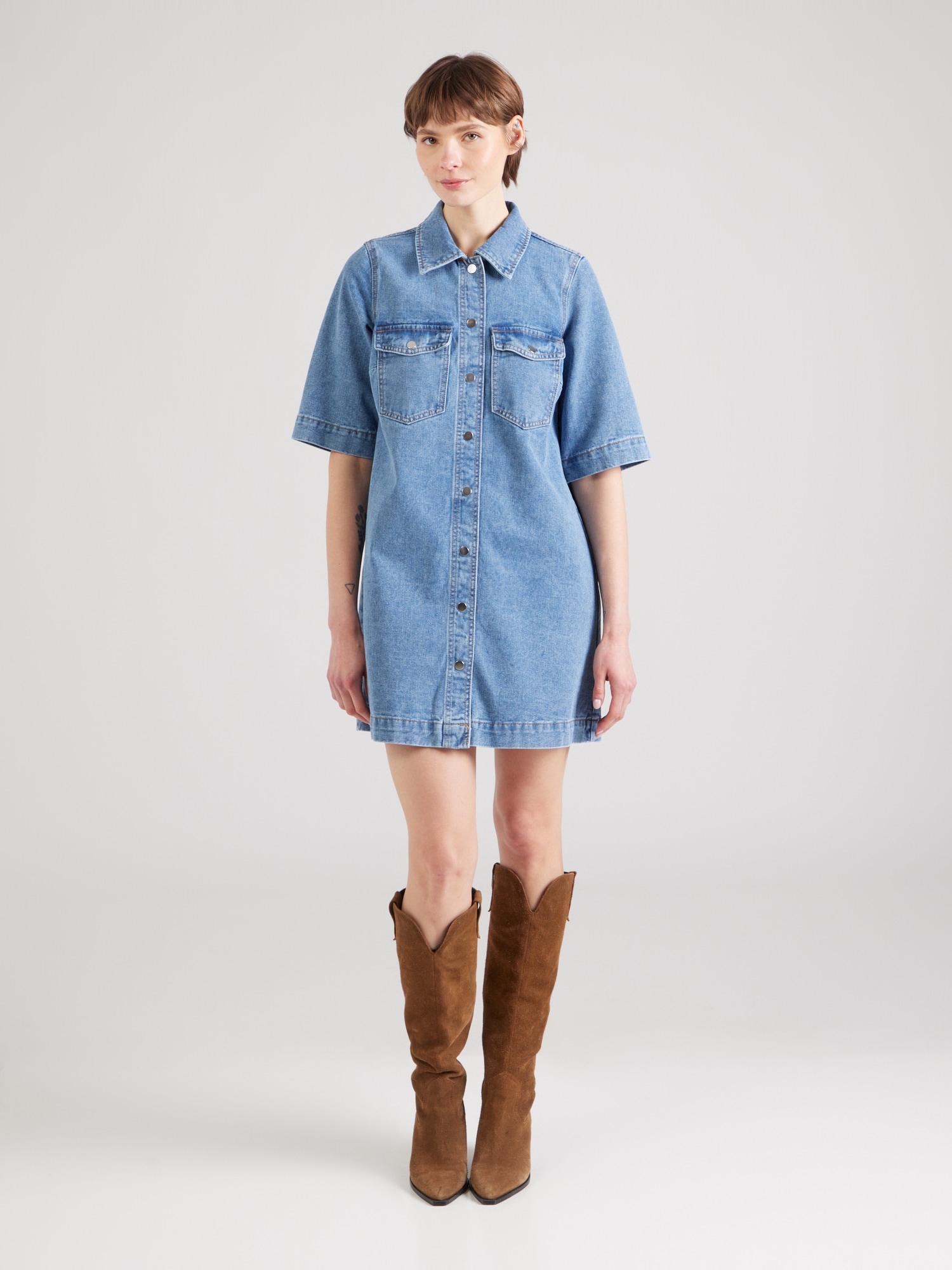 VERO MODA Ingruhák kék melír termék 2. képe