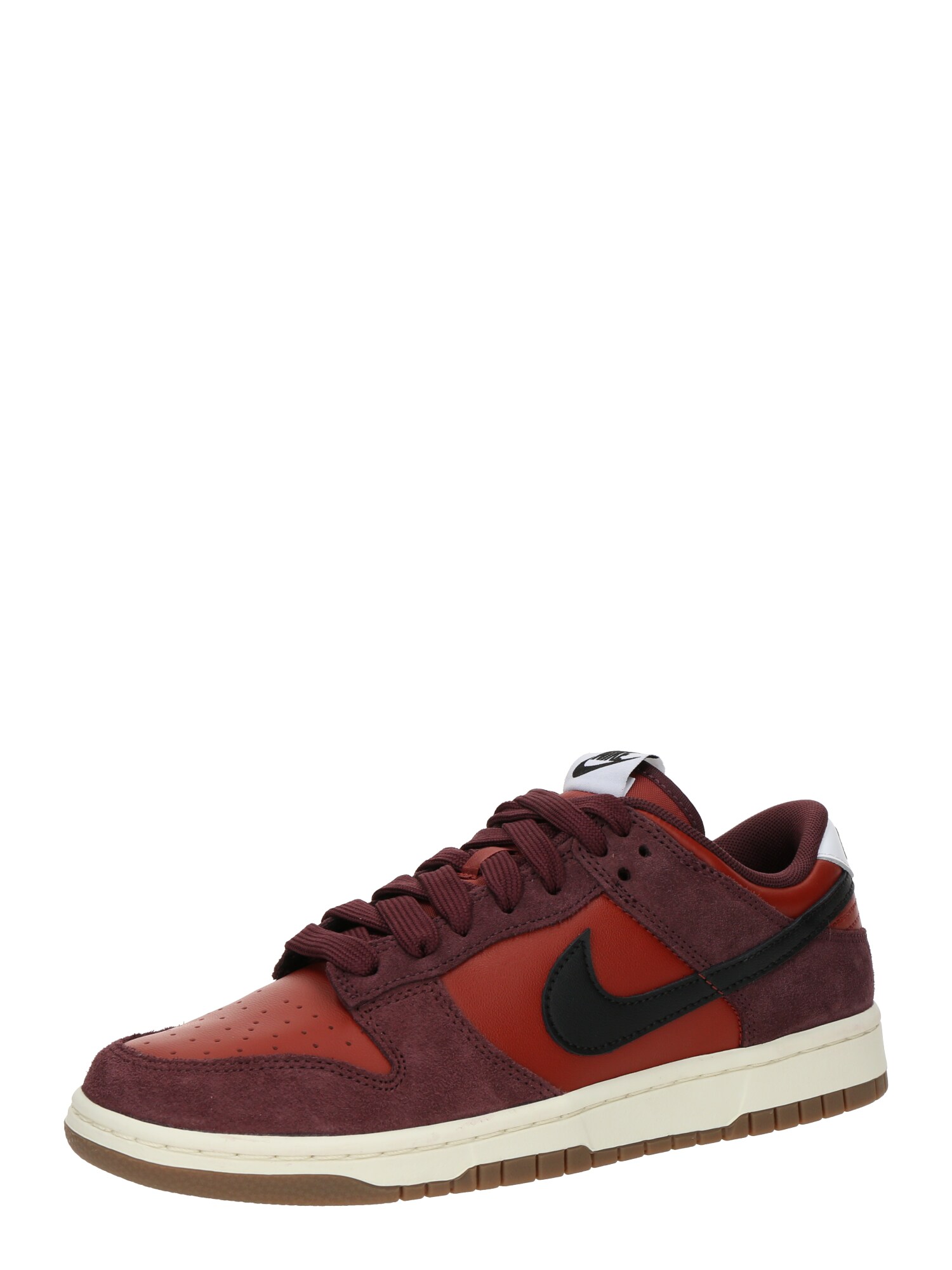 Nike Sportswear Sneakers Laag 'Dunk' Rood / Bourgogne / Zwart