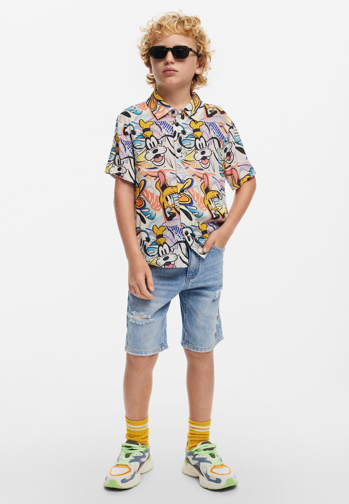 Desigual Ing 'Disney'  kék / sárga / fekete / fehér termék 2. képe