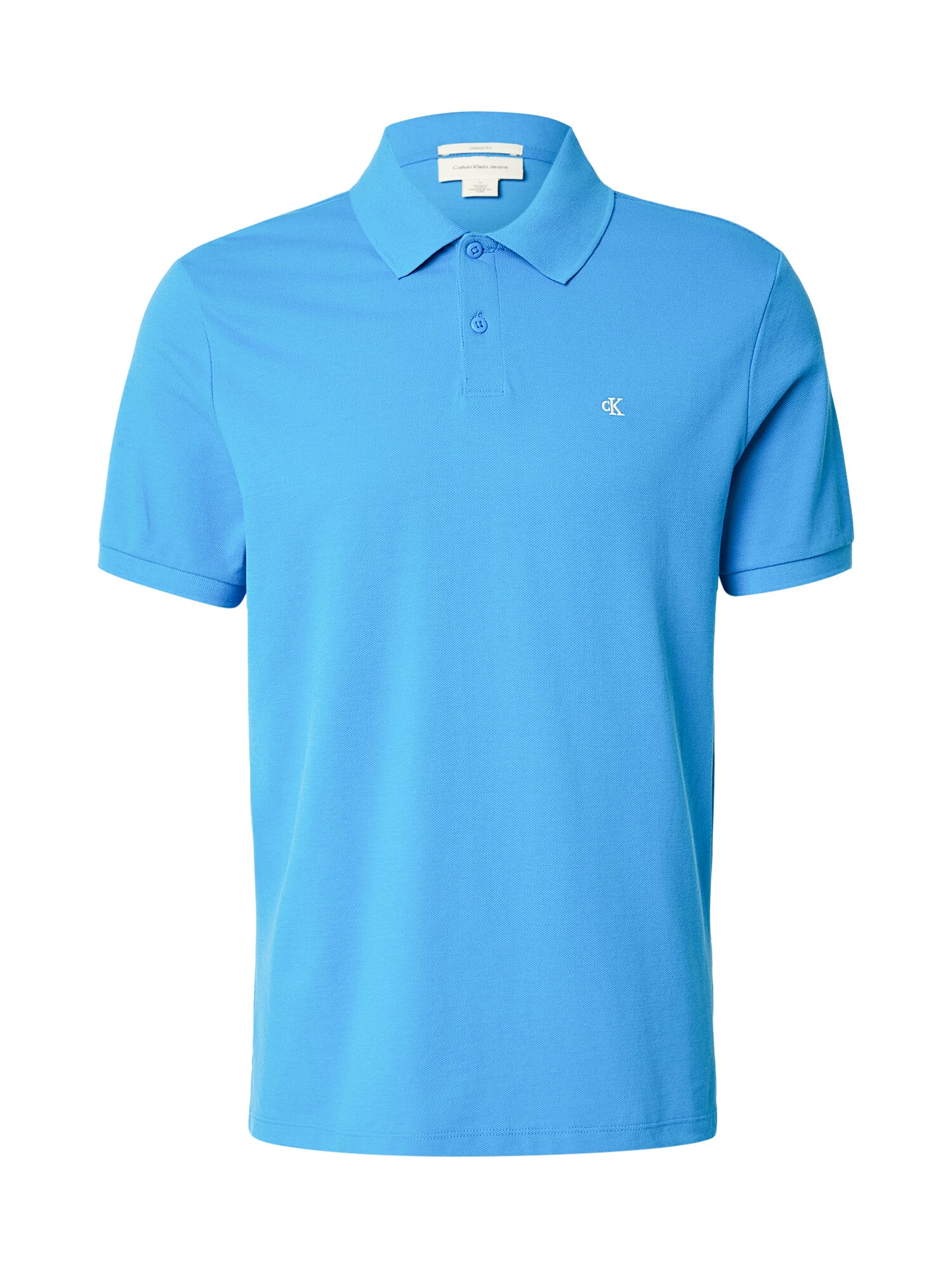 Calvin Klein Jeans Tricou  azur / alb