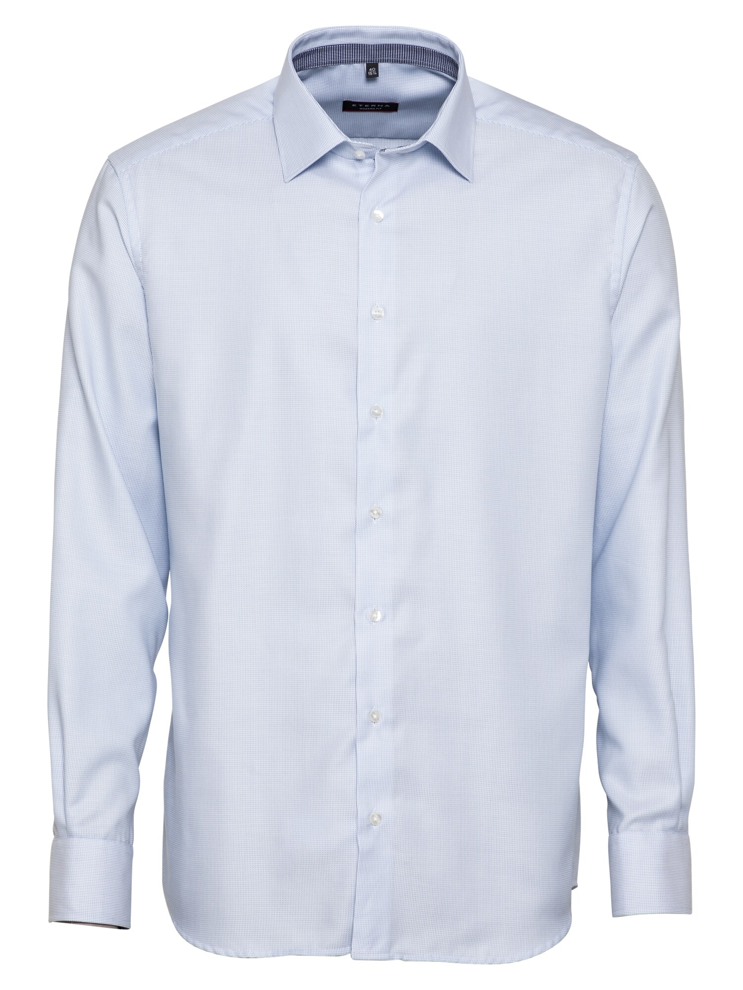 ETERNA Dalykiniai marškiniai  šviesiai mėlyna / balta