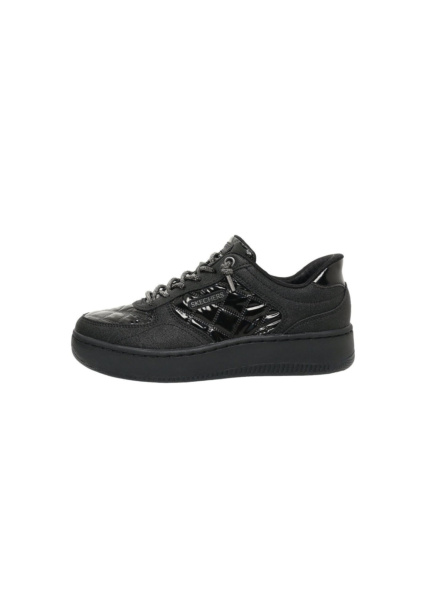 SKECHERS Sneaker low SPORT COURT 92-COSMIC SHINE negru