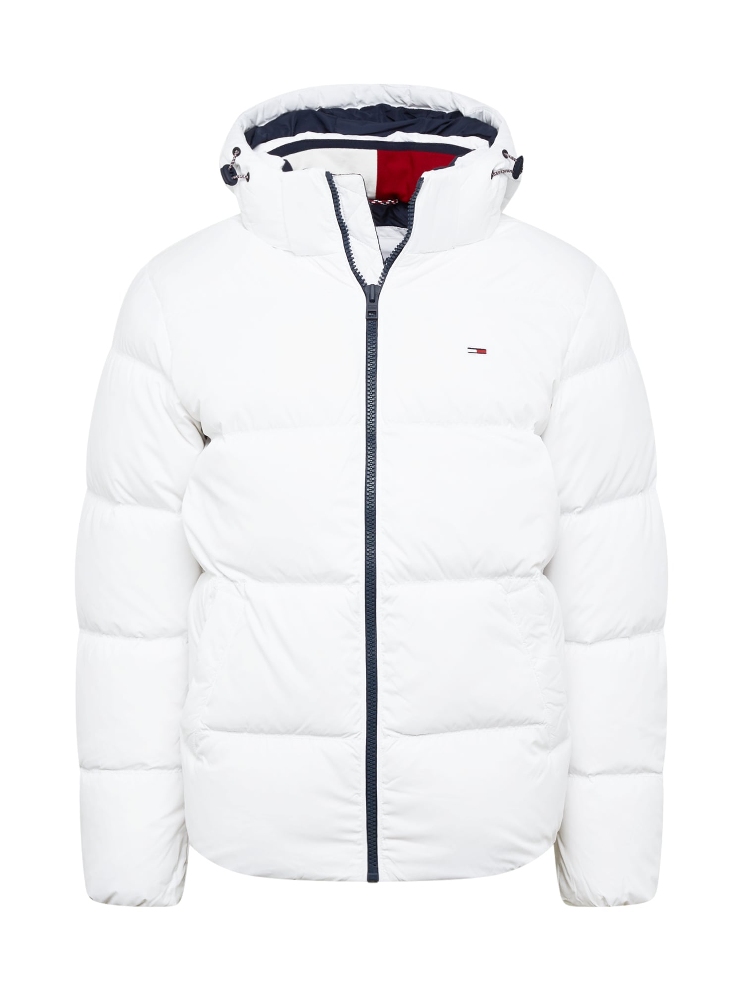 Tommy Jeans Žieminė striukė 'ESSENTIAL'  balta
