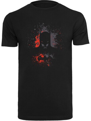 F4NT4STIC Shirt ‘DC Comics Batman Splash’ Grijs / Rood / Zwart