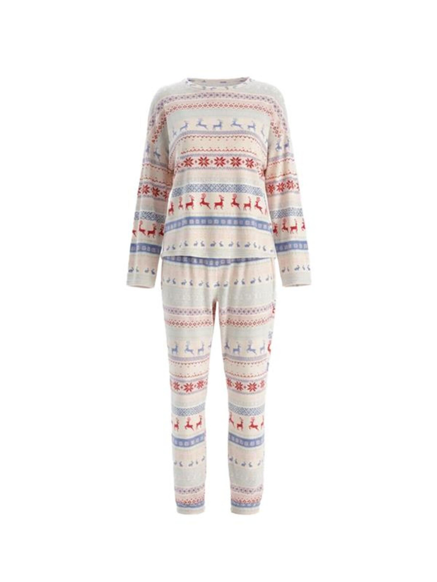 Dagi Pijama  albastru gențiană / verde mentă / rosé / roșu